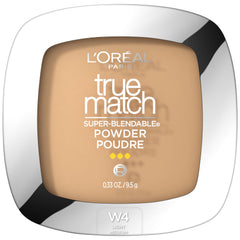 L'Oréal Paris True Match polvo compacto W4, empaque para retoques rápidos.