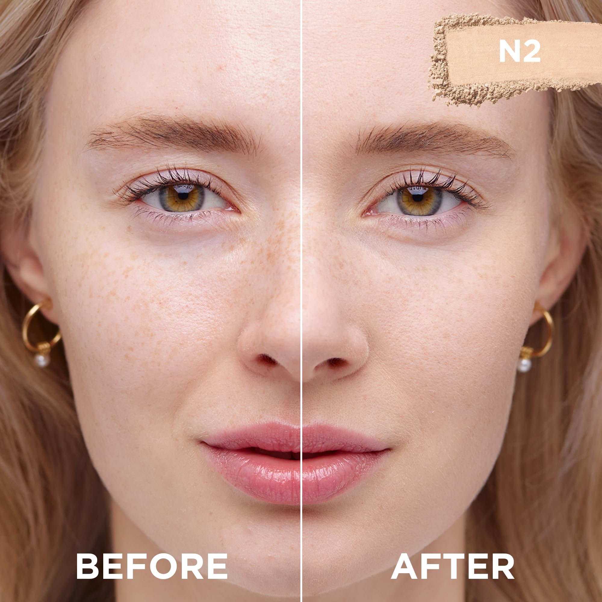 L’Oréal Paris True Match Polvo N2 Light: acabado natural para piel fresca.
