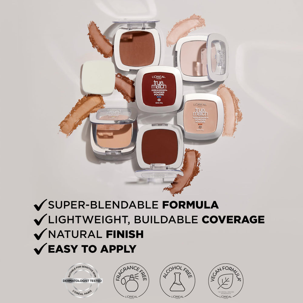 L’Oréal Paris True Match Polvo N2 Light: textura microfin y suave al tacto.