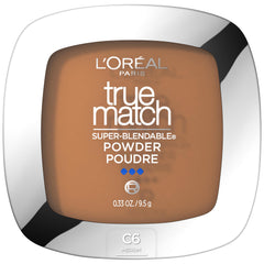 L’Oréal Paris True Match Polvo prensado C6 para cobertura ajustable y acabado natural