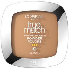 L’Oréal Paris True Match Powder Foundation con espejo para retoques rápidos