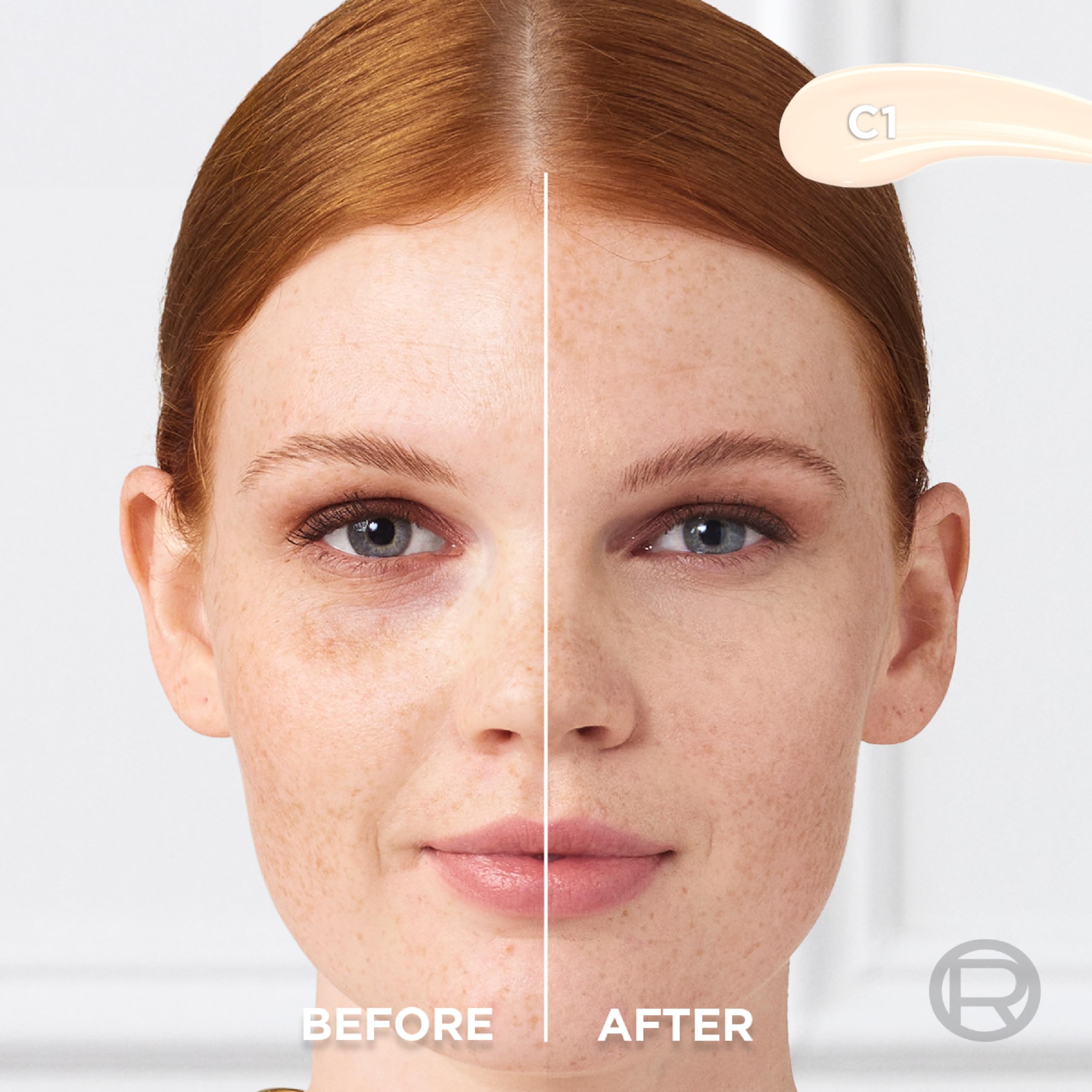 True Match Radiant Serum Concealer used for under-eye dark circle coverage.