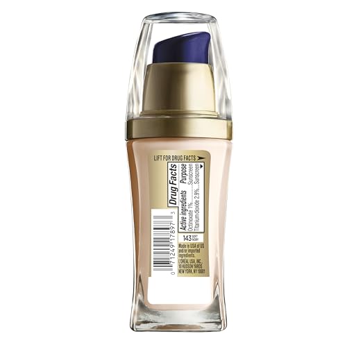 Muestra de tono uniforme con Visible Lift Serum Absolute Foundation para piel radiante.