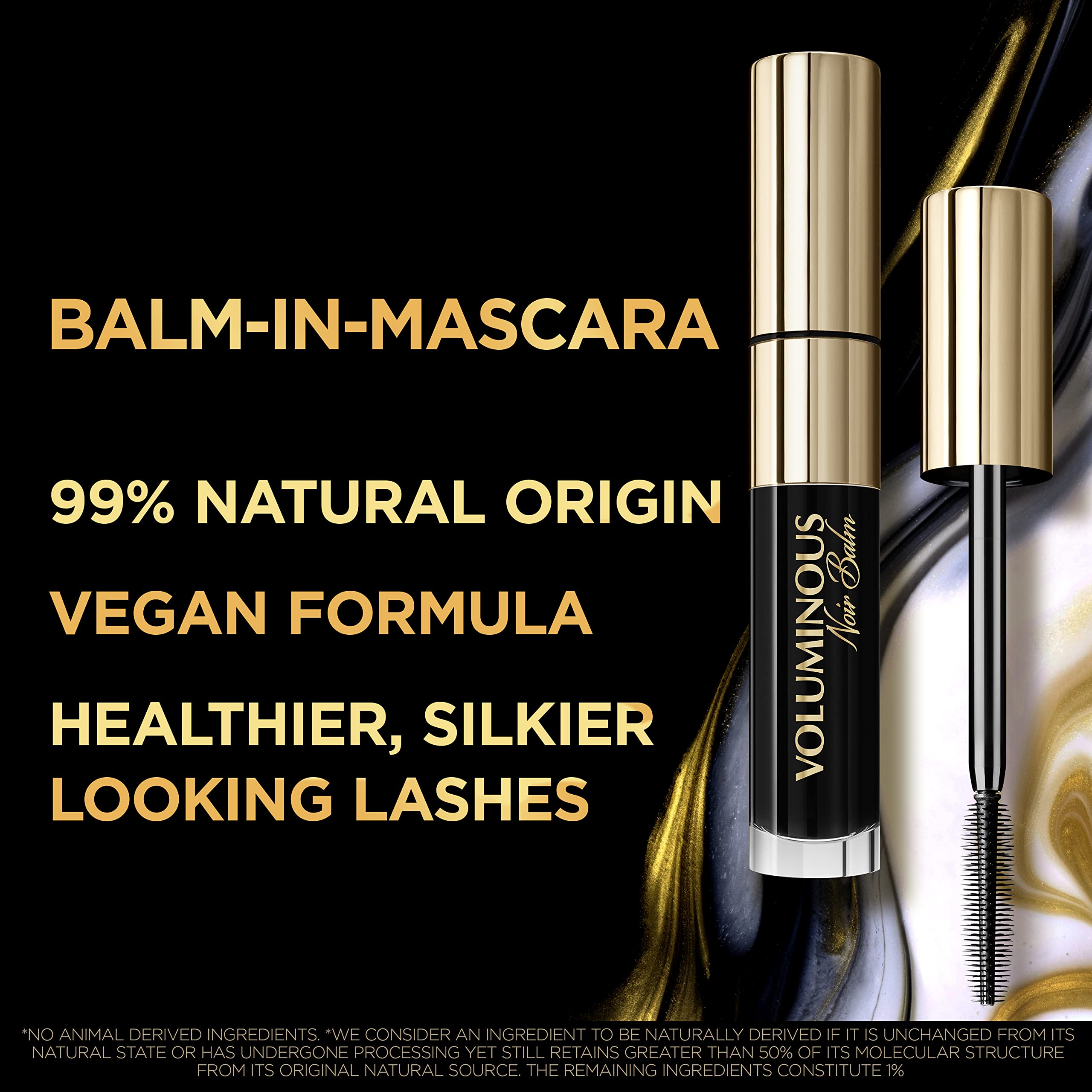 L'Oréal Paris Voluminous Balm Mascara cobertura 7x para look definido