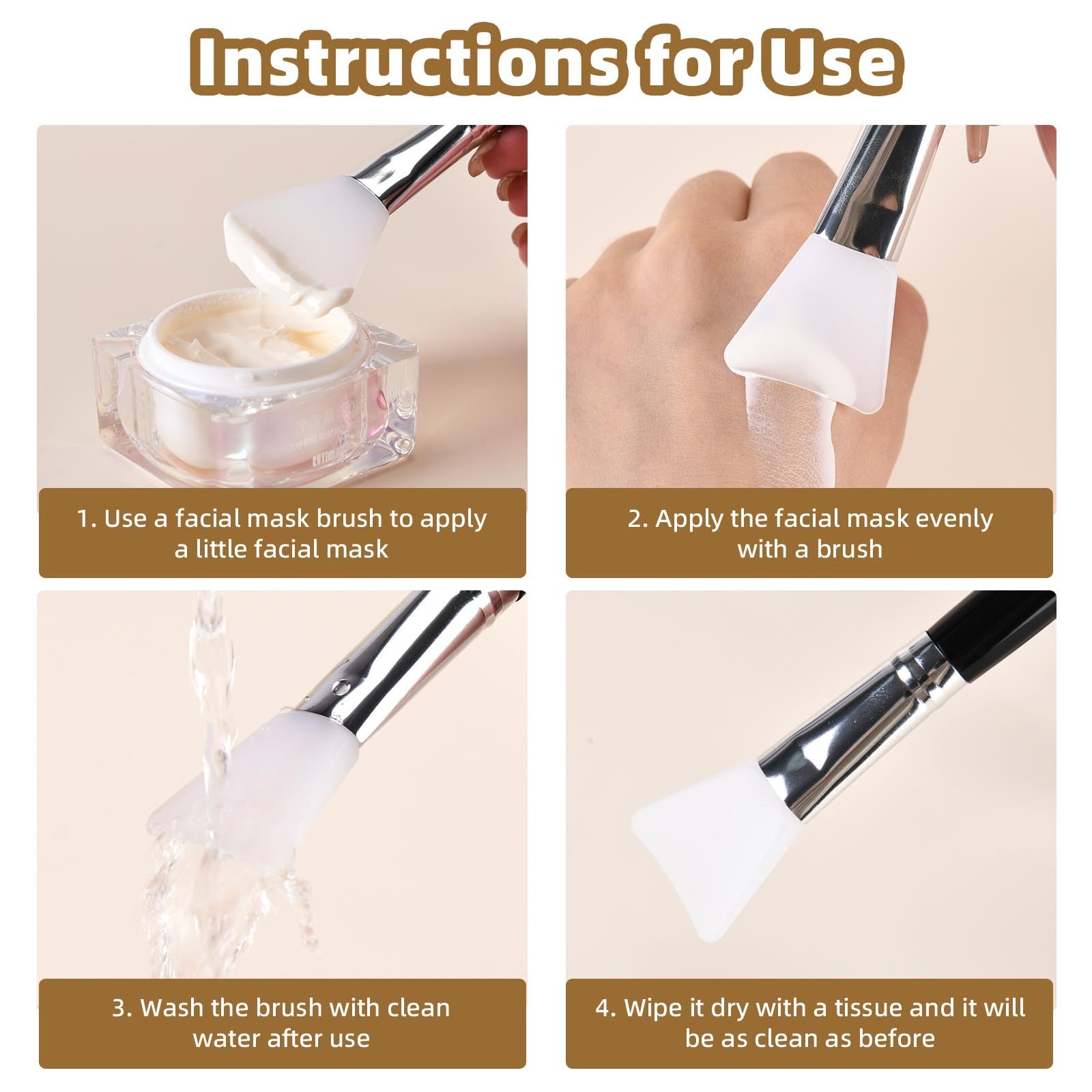 LORMAY aplicador para crema corporal, ayuda a extender de forma uniforme.