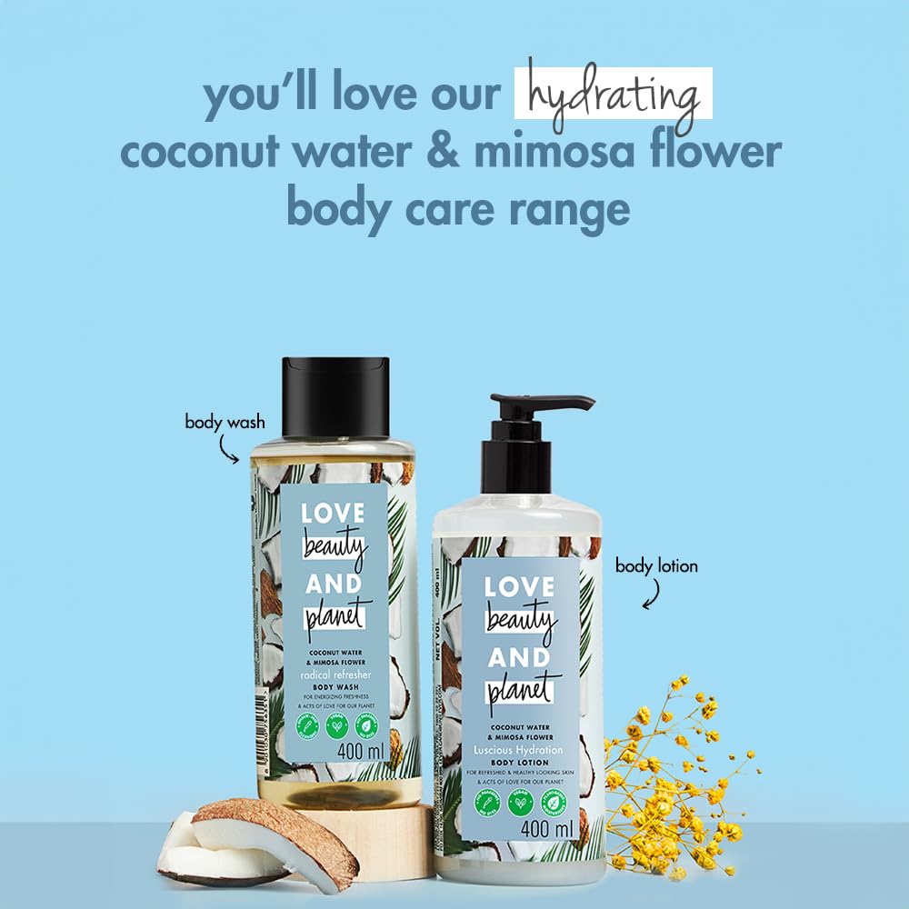 Envase reciclado de Love Beauty And Planet, opción sostenible