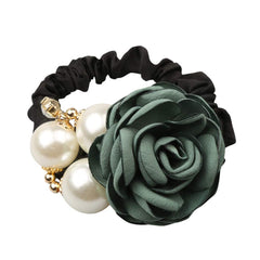 LOVEF lazo de pelo con perla pequeña para detalles discretos.