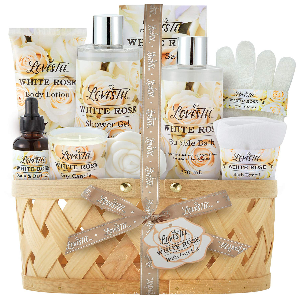LOVESTEE cesta spa navidad para mujer, ideal para relajación y autocuidado.
