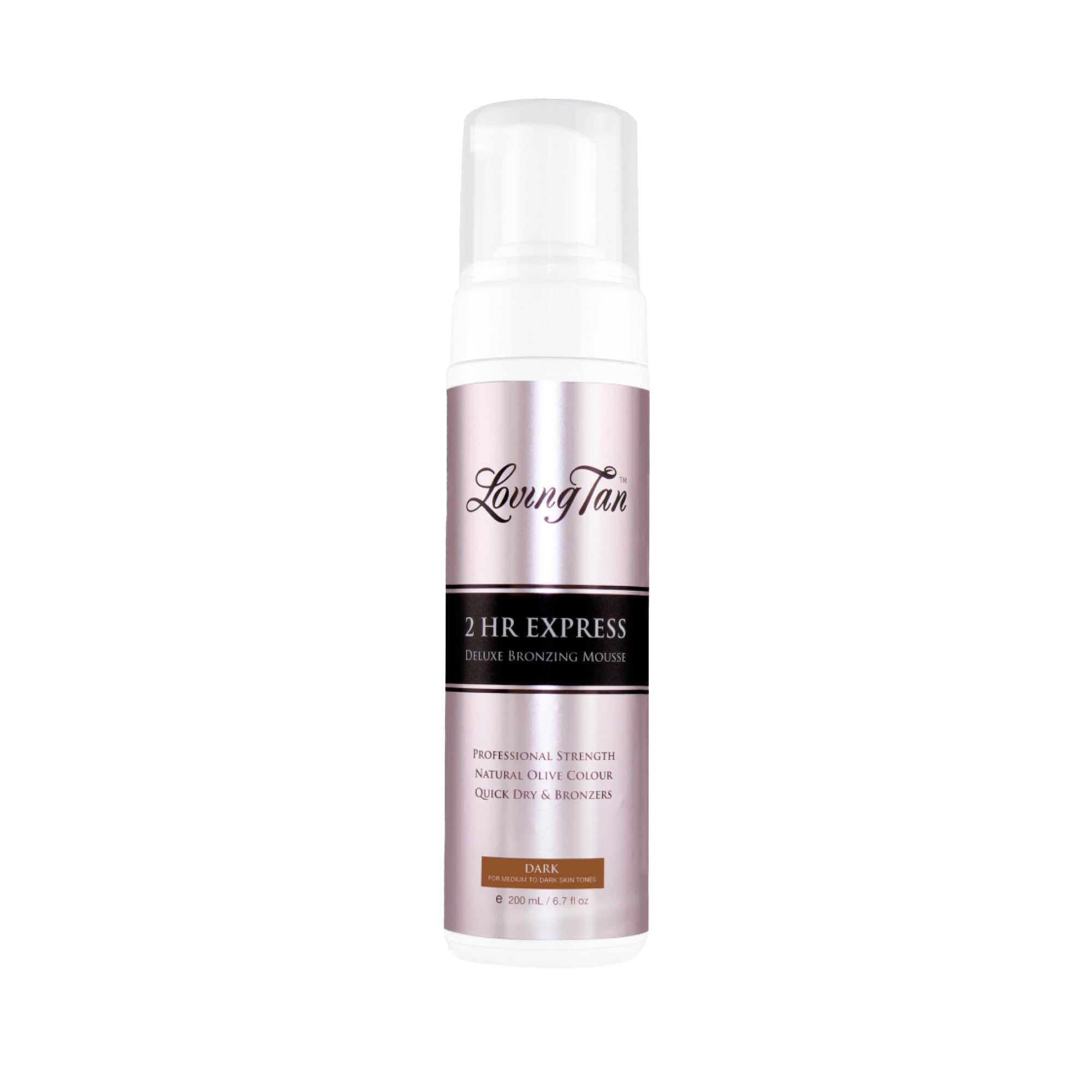 Loving Tan 2 HR Express Mousse en botella para un autobronceado rápido y natural