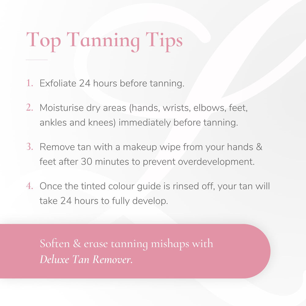 Loving Tan 2HR Express Mousse desarrolla tono progresivo en 24 horas.