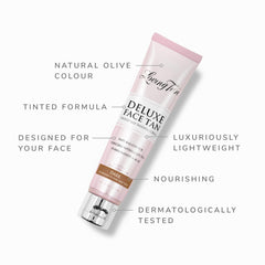 Ingredientes naturales derivados por Loving Tan para un rostro suave