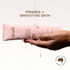 Base de piel fresca tras la aplicación del gel para próxima sesión de bronceado