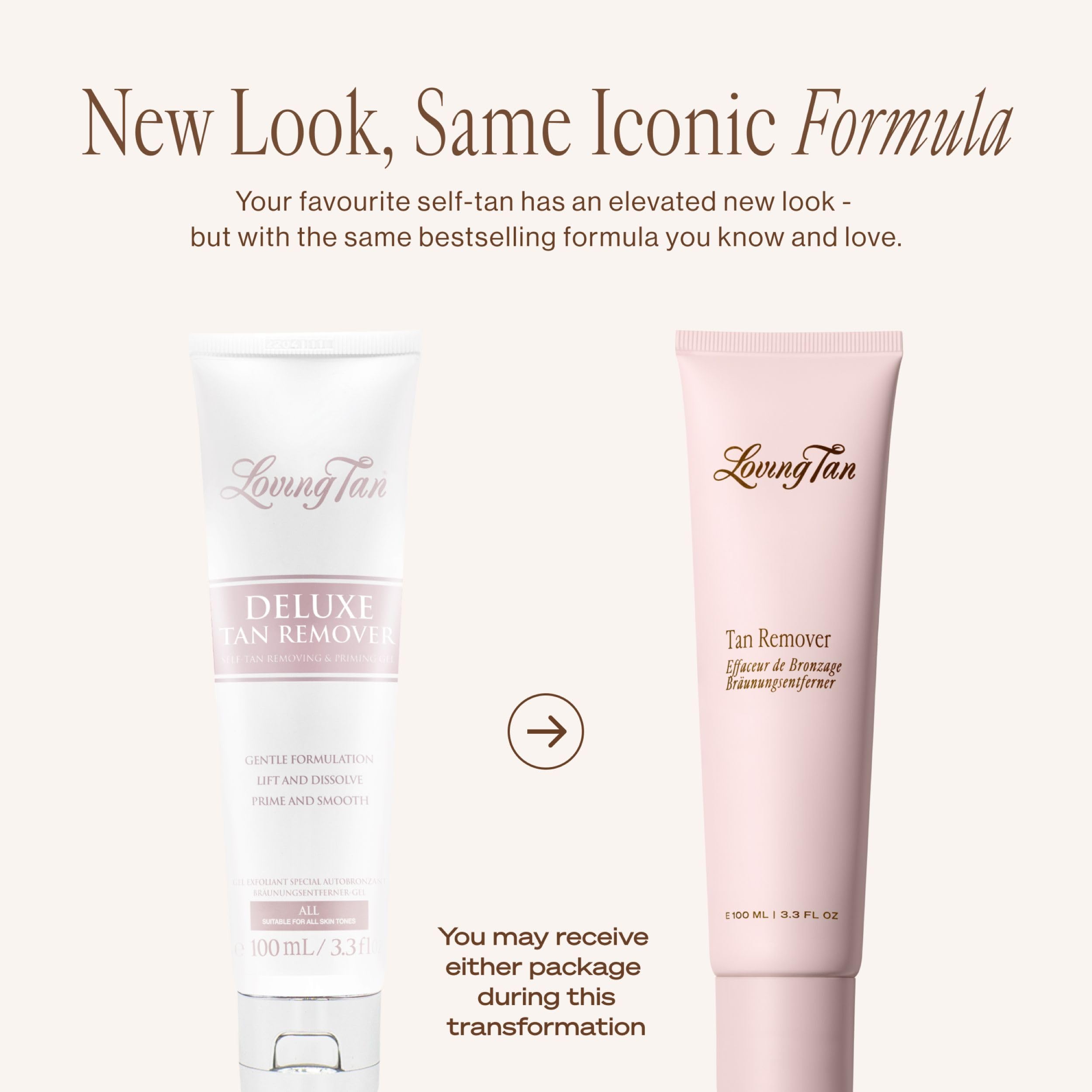 Textura suave del gel remueve bronceado con cuidado sin exfoliación agresiva