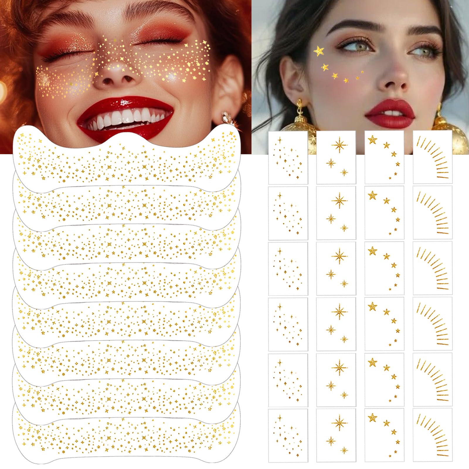 LOVLOV pecas brillantes 32 piezas para looks festivos.