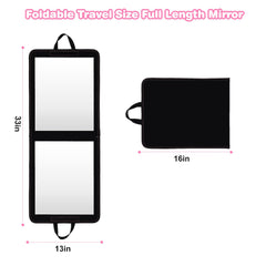 LPHUMEX espejo plegable para viaje, ligero y fácil de guardar.