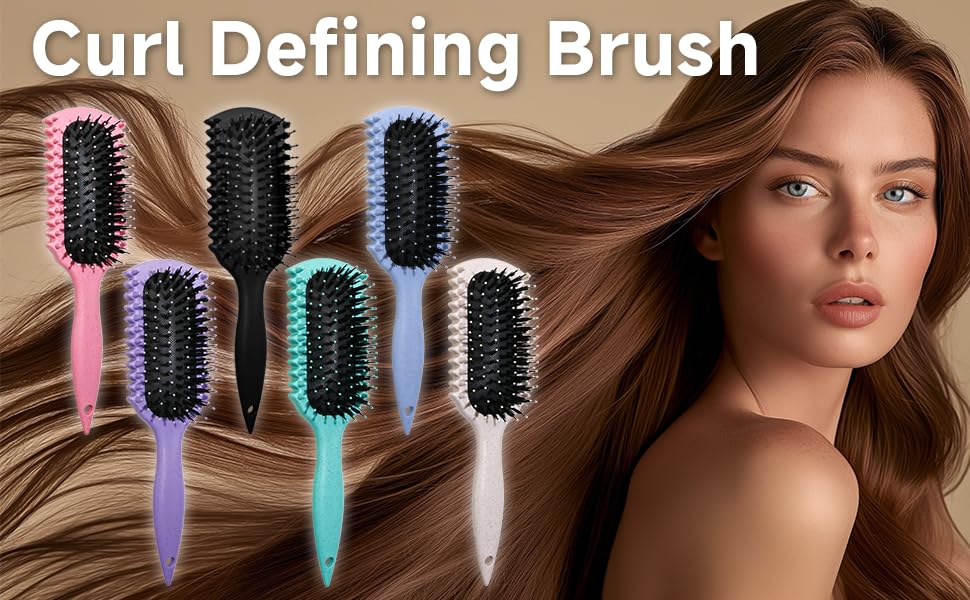 LSKHJT cepillo para rizos voluminosos y definidos con resultados suaves.