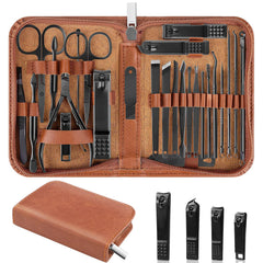 LUCK AROUND conjunto de manicura de 26 herramientas para cuidado completo de uñas en casa
