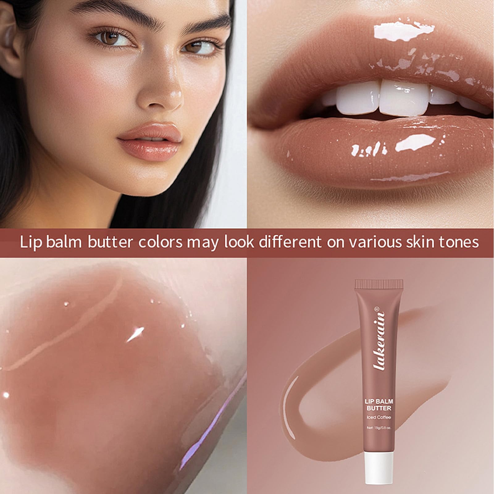 LuckNest bálsamo labial aroma vainilla ligero y agradable