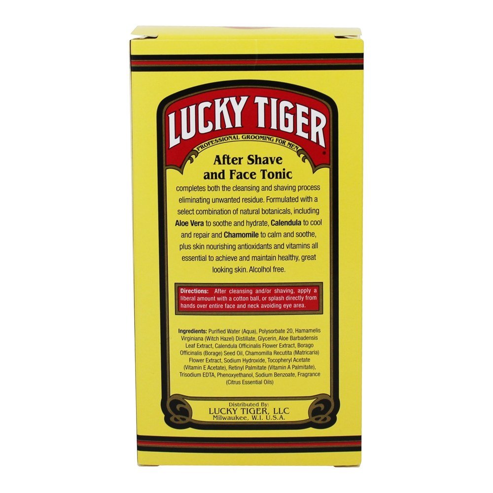 Lucky Tiger Tónico Aloe Calendula: textura suave hidrata y calma irritación