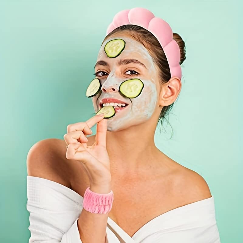 Luckybear conjunto spa facial rosa para cuidado en casa