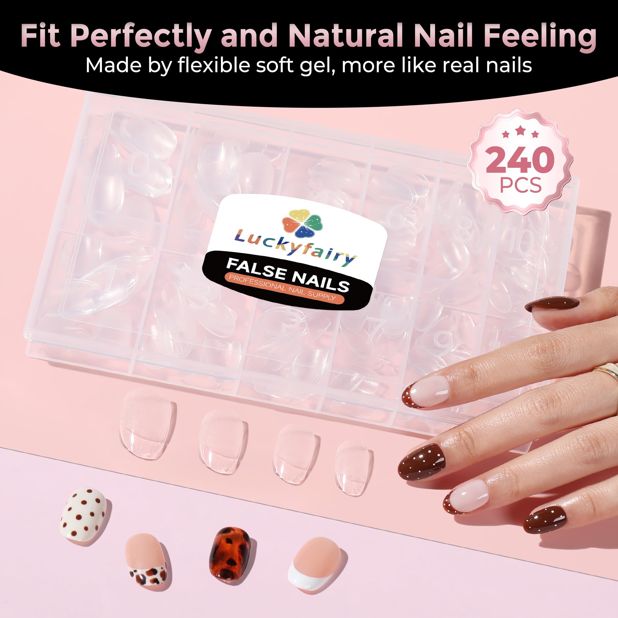 Luckyfairy aplicación fácil para uñas en minutos