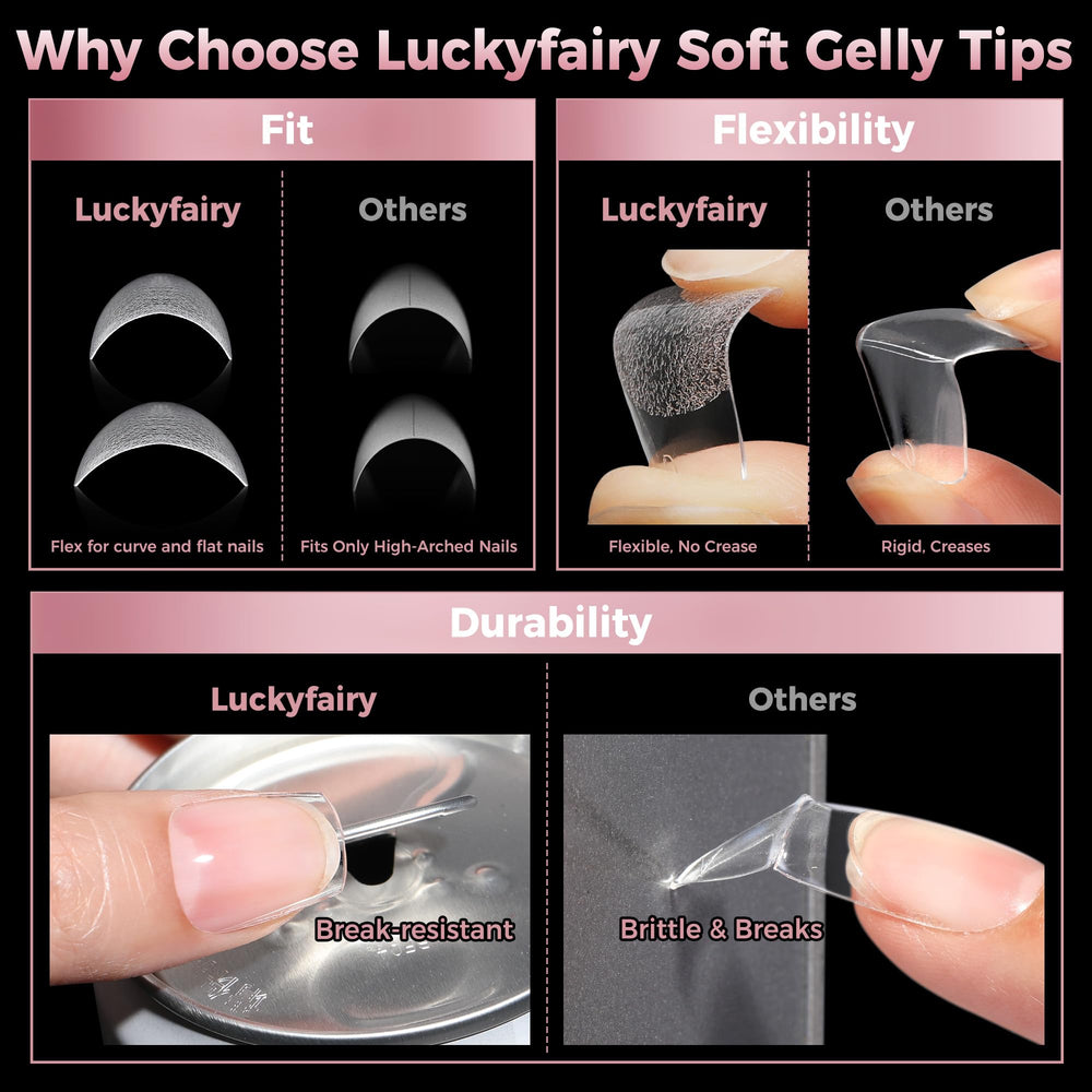 Luckyfairy uso amplio para uñas, acrílico y decoraciones