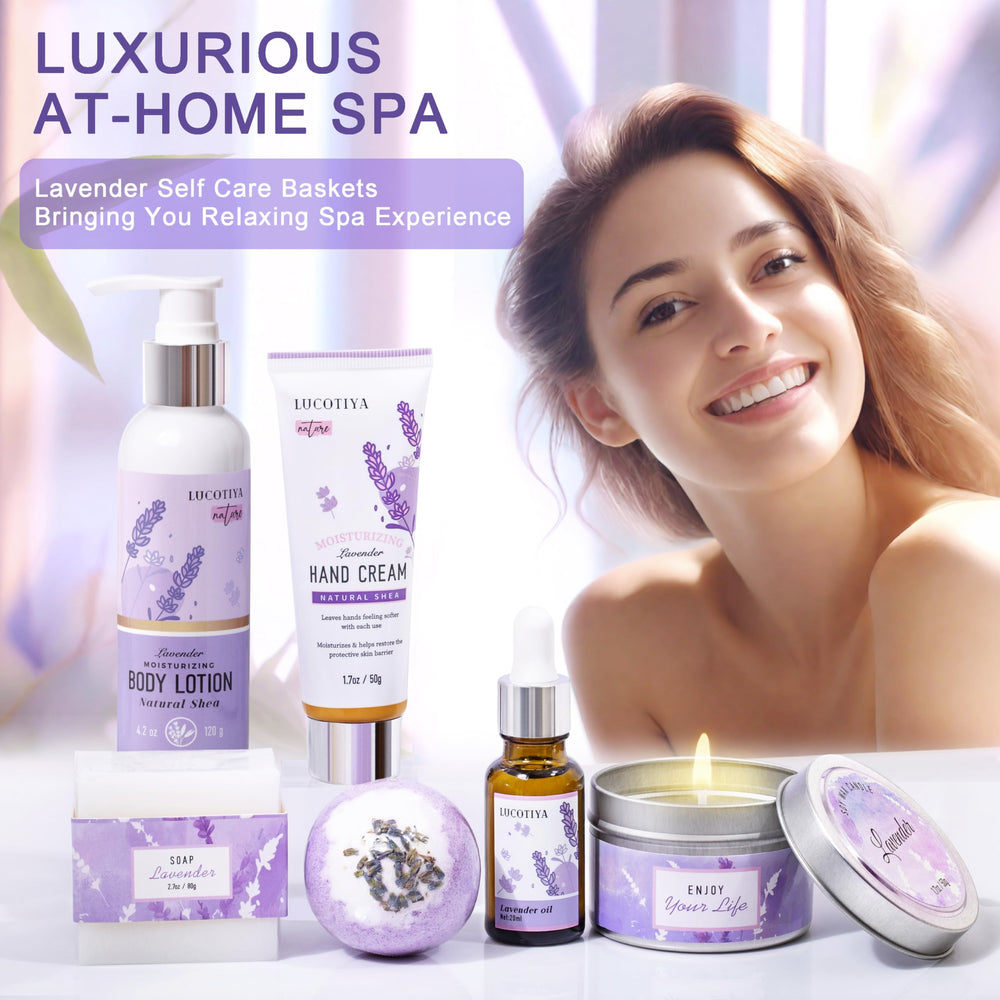 LUCOTIYA Jabón artesanal lavanda para ducha suave