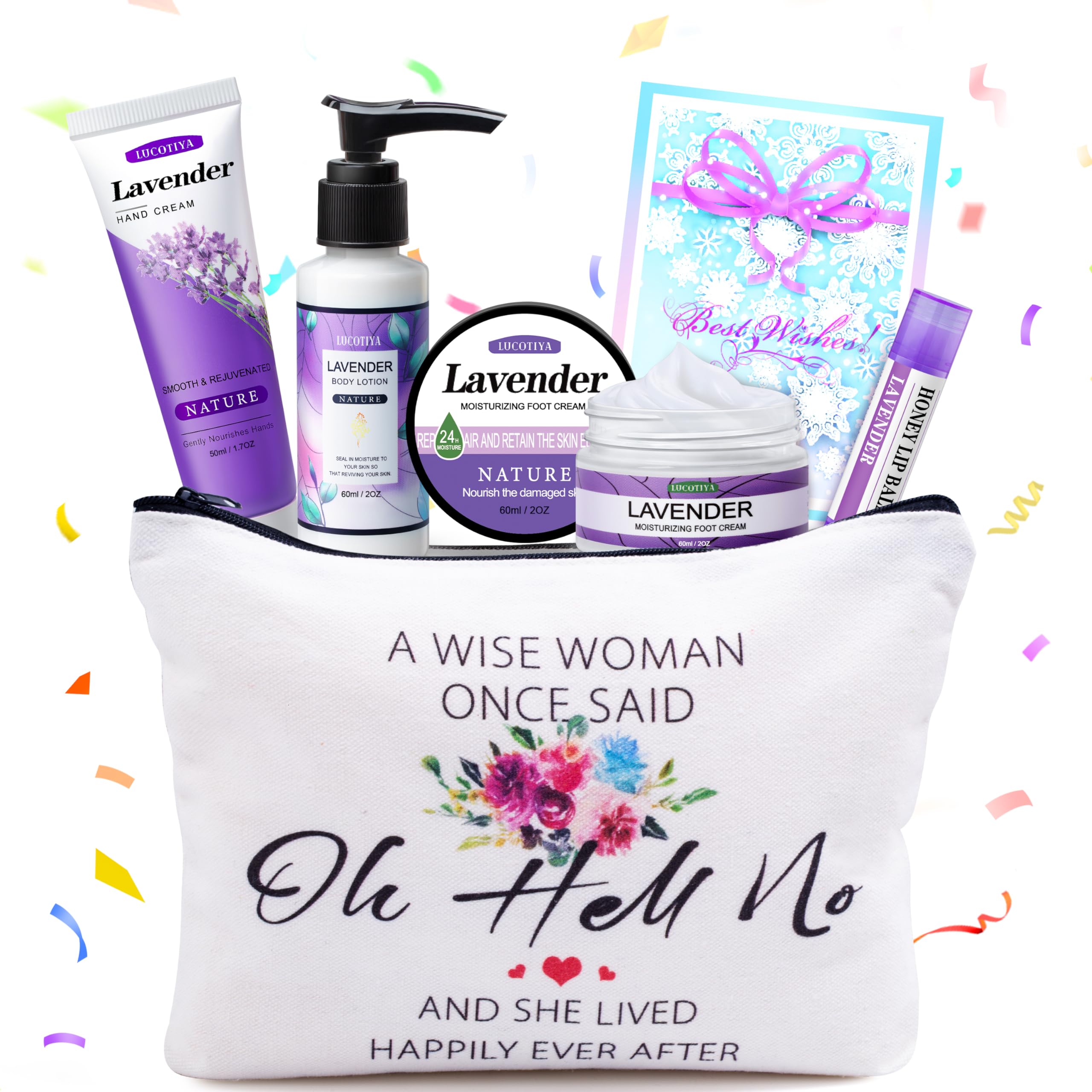 Kit de viaje lavanda de Lucotiya, ideal para viajes y regalo elegante