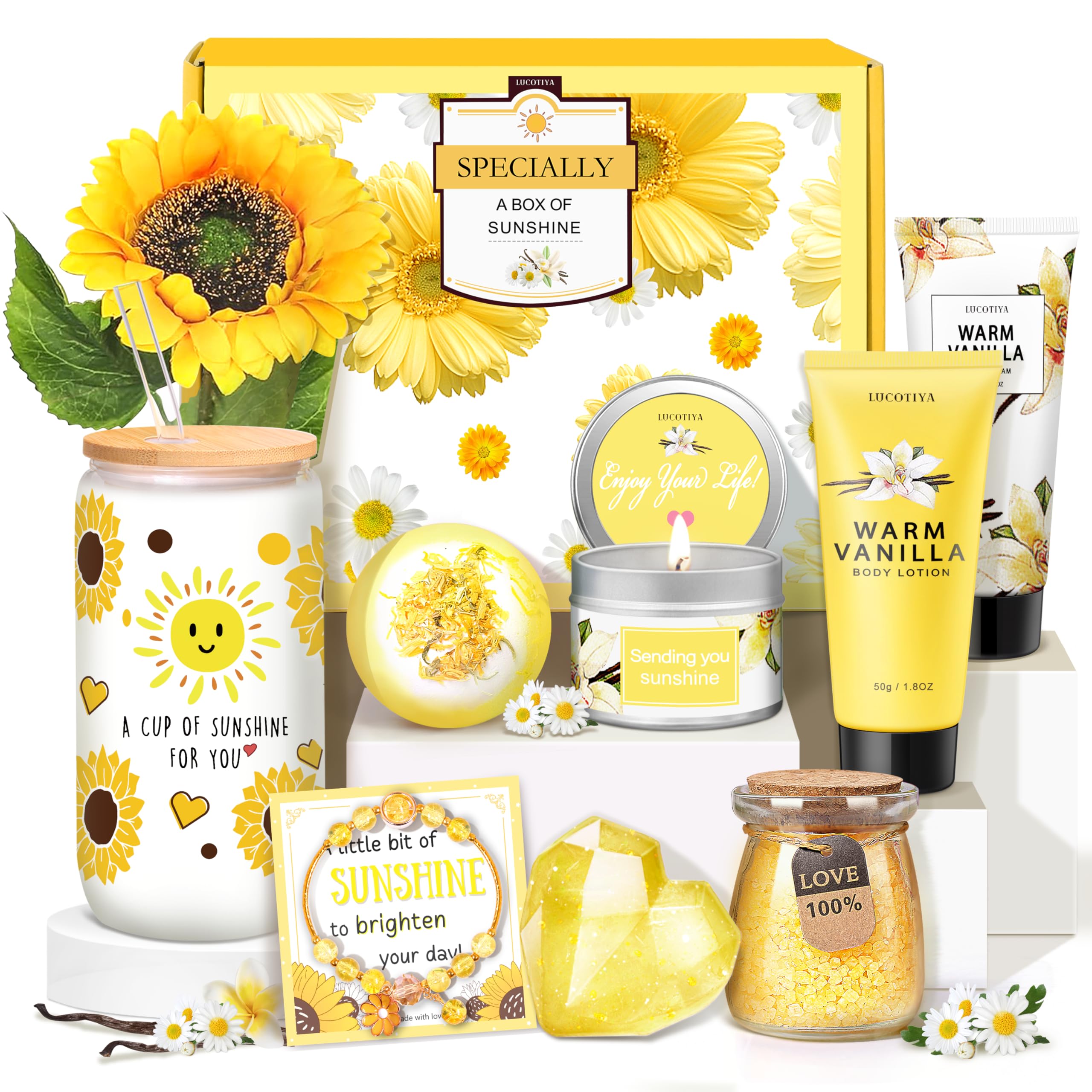 Regalo Lucotiya: caja spa vanilla cálida ideal para relajarse tras un día largo.