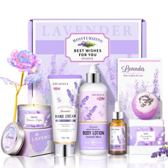 LUCOTIYA Loción corporal lavanda para hidratación suave y duradera