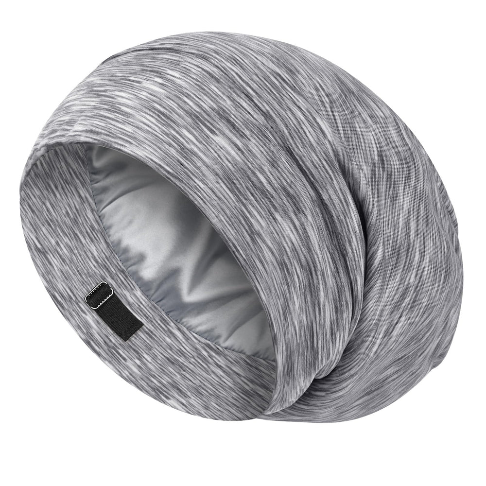 Gorro de seda interior de LULUSILK protege el cabello durante la noche.