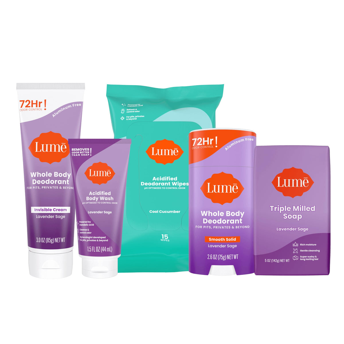 Lume stick solide Lavande-Sauge, déodorant discret et efficace au quotidien.