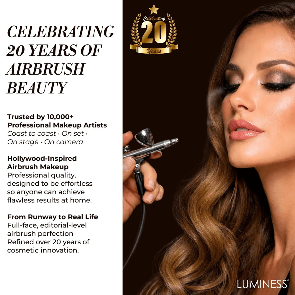 LUMINESS Liquid Mirage vitamina E nutre la piel durante la aplicación