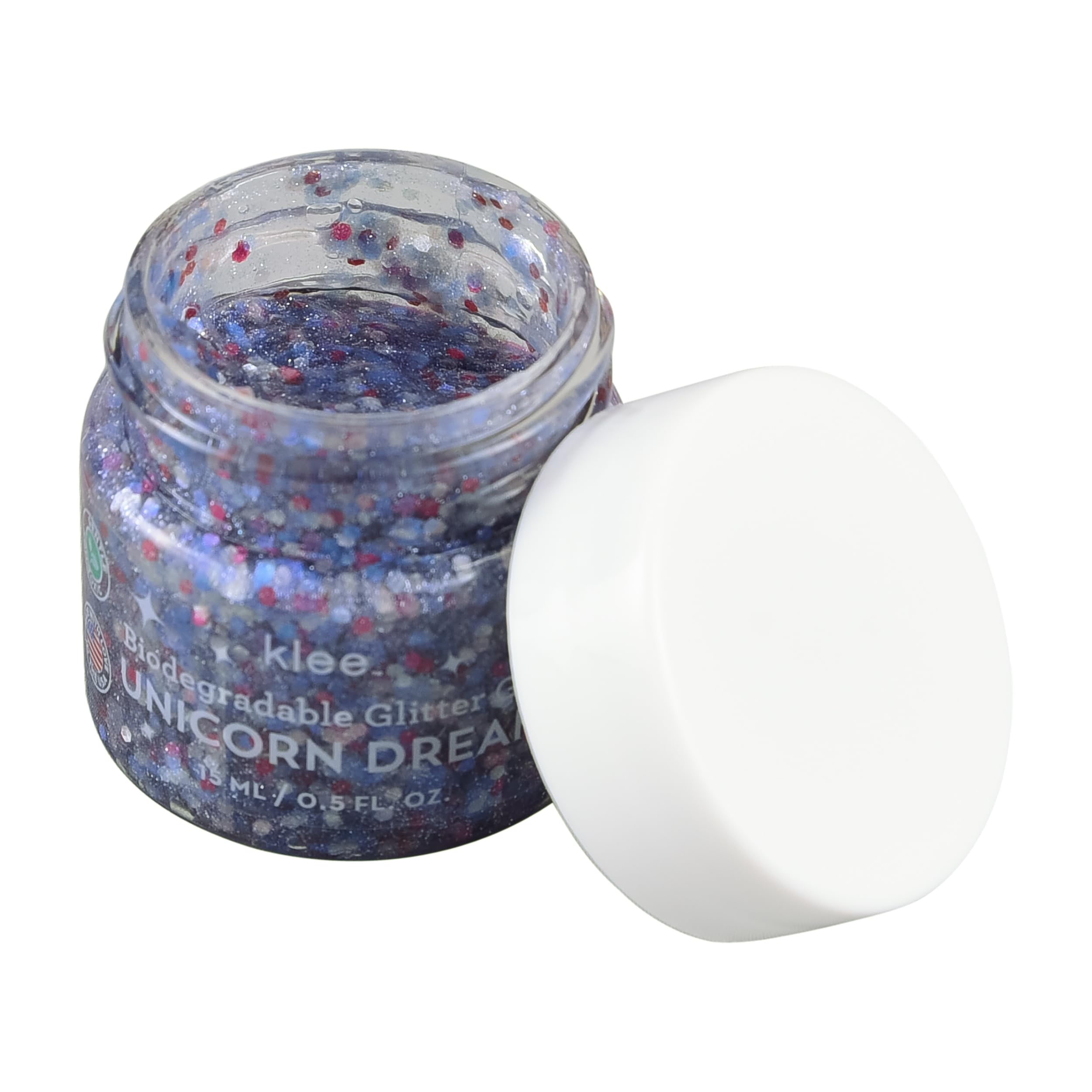 LunaStar Klee: aplicador de sombras y brocha arcoíris incluida.