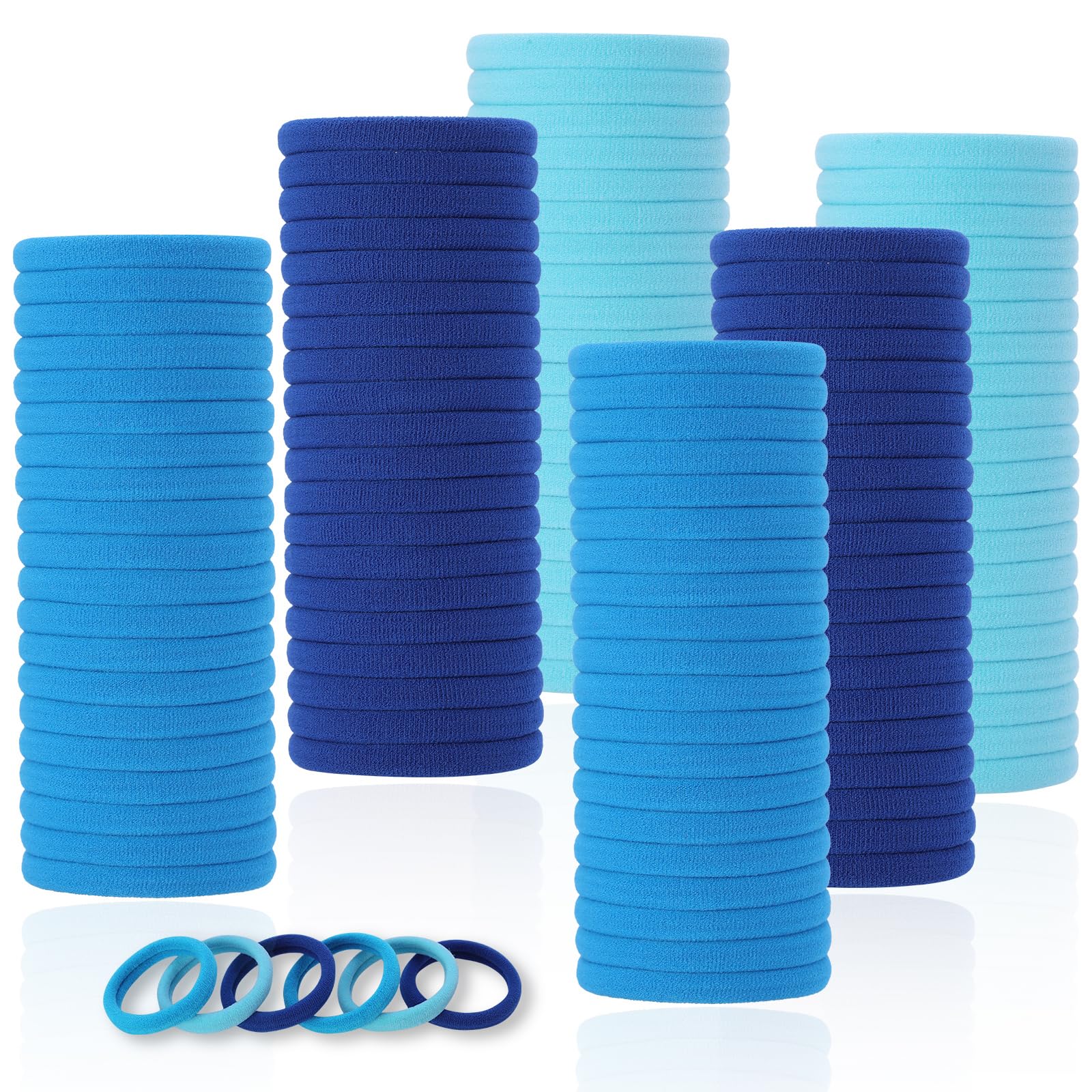 LuSeren 120 lazos azules en elegante caja regalo, regalo práctico y con estilo.