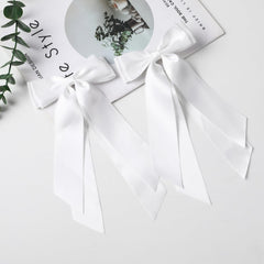 LuSeren lazo blanco para mujer y niña, ideal para looks pulidos.