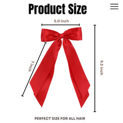 LuSeren lazo rojo para niñas y mujeres, toque chic diario.