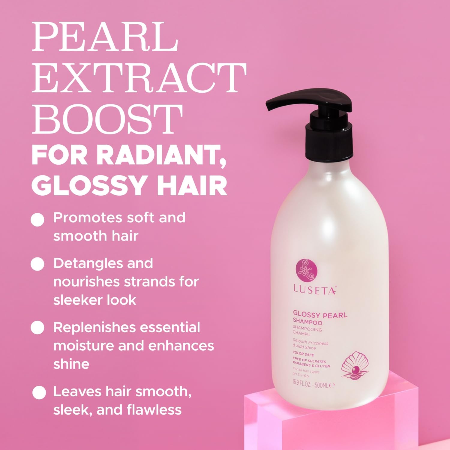 Luseta Extracto de Perla Nutrición Cabello: nutre la fibra capilar.