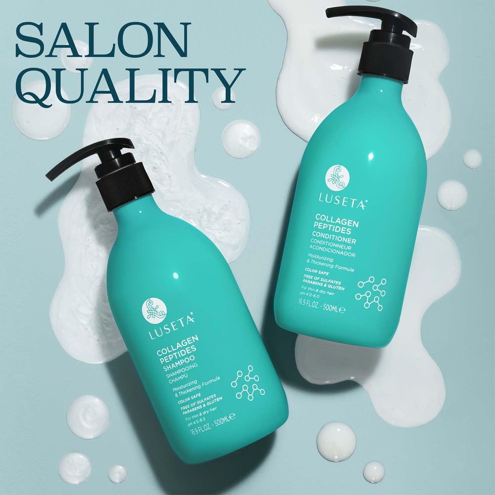 Luseta reparación de cabello dañado nutre el cuero cabelludo para aspecto más saludable.