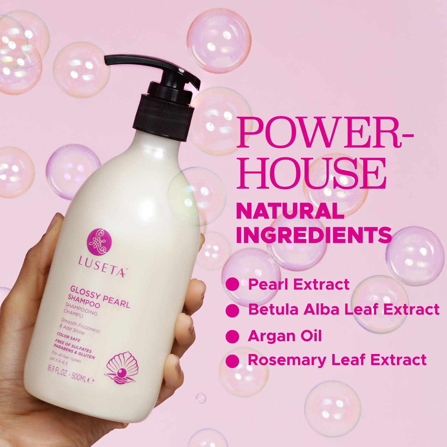 Luseta Shampoo Apto Color y Keratina: cuida el color sin sulfatos.