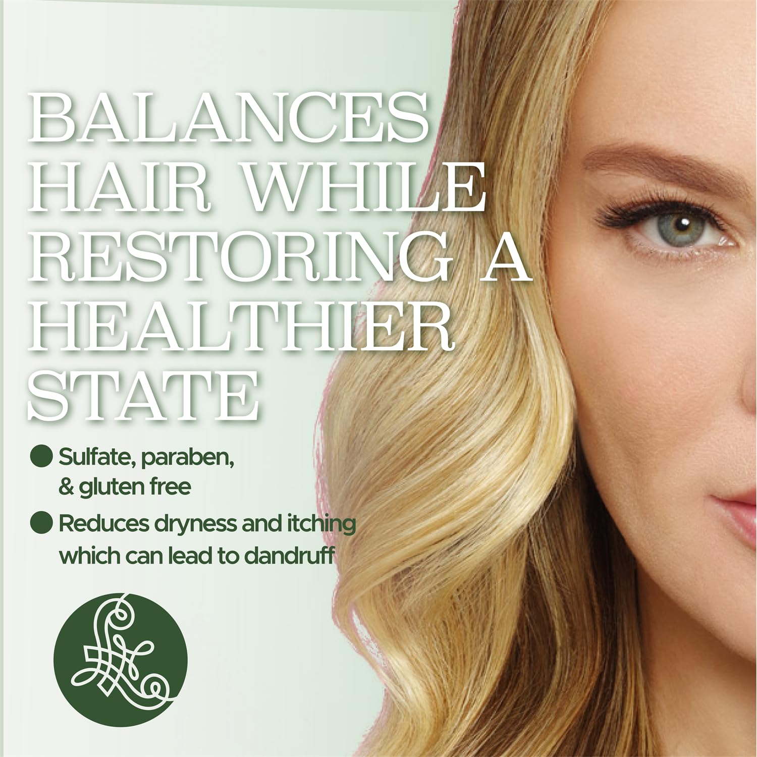 Luseta Tea Tree Shampoo sin sulfatos para cuidado suave del cabello.