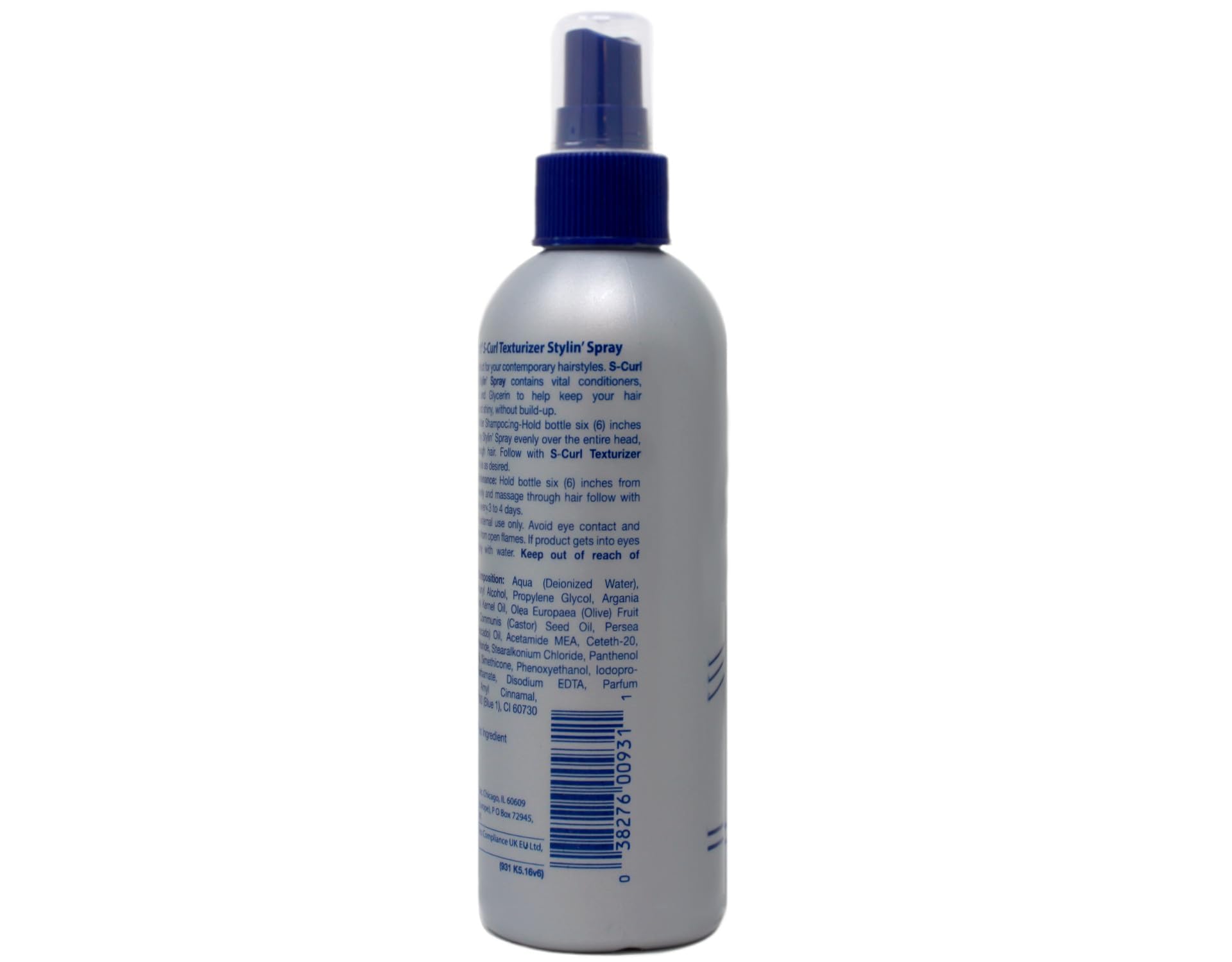 Luster S Curl Texturizer Spray, acabado luminoso, ideal para retoques rápidos durante el día.