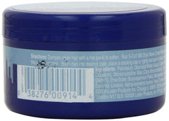 Luster's S-Curl 360 Wave Control Pomade, aplicación manual, permite distribuir uniformemente para ondas definidas.