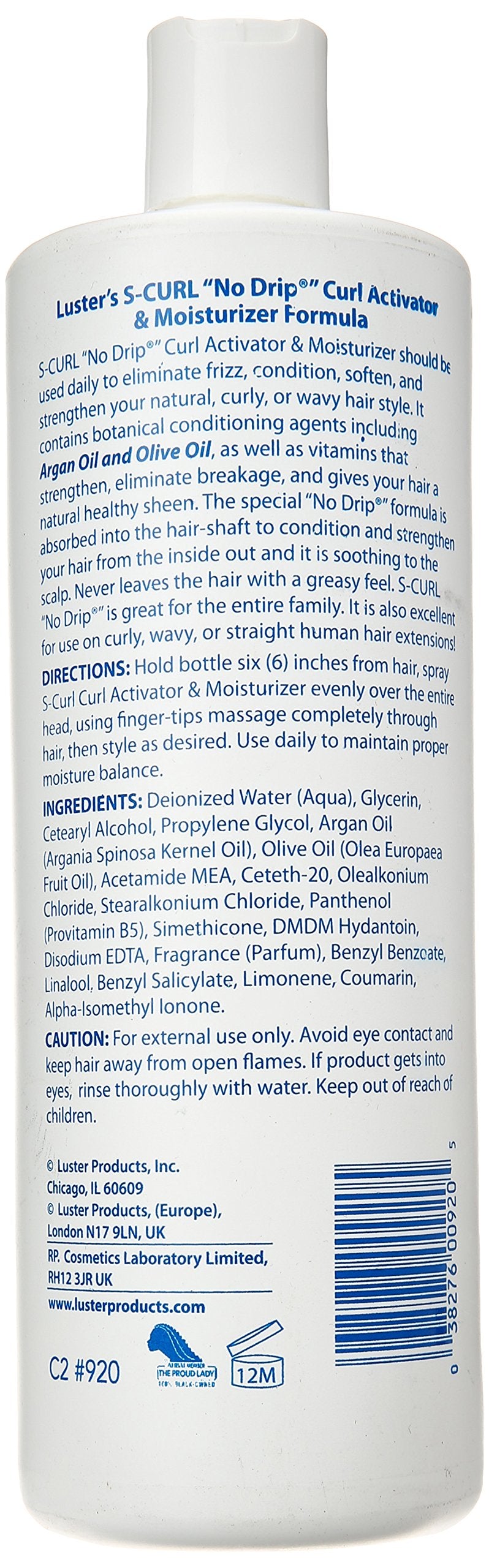 Luster's Right On Curl, aplicación diaria para rizos definidos y manejables