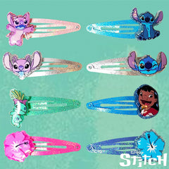 Clip de Disney Stitch en colores vibrantes para niñas.