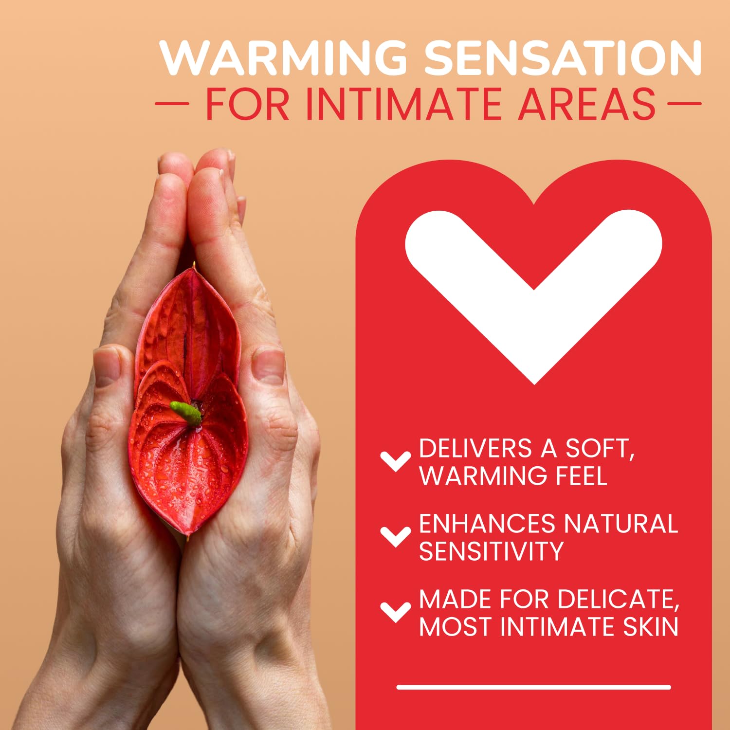 Absorción rápida de Luv Hub para zona externa sin grasa.