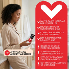 Aplicación de una pequeña gota de Luv Hub para confort sensorial sin residuo.
