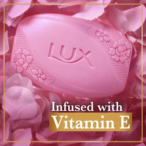 Lux barra jabón vitamina E, nutrición ligera para la piel.