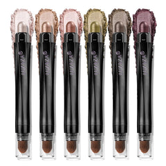 Luxaza Pro Shimmer Eyeshadow Stick Desert Wild 6-piece set with rich pigments for easy eye definition