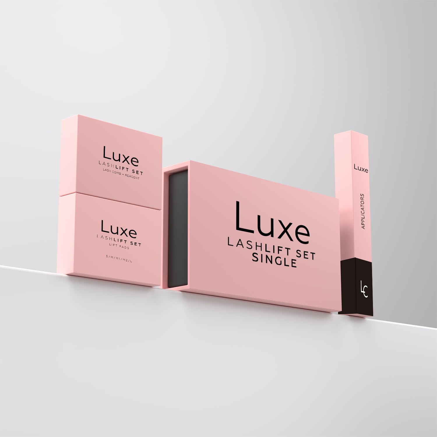 Luxe Lashlift, herramientas de aplicación, facilita el proceso en casa